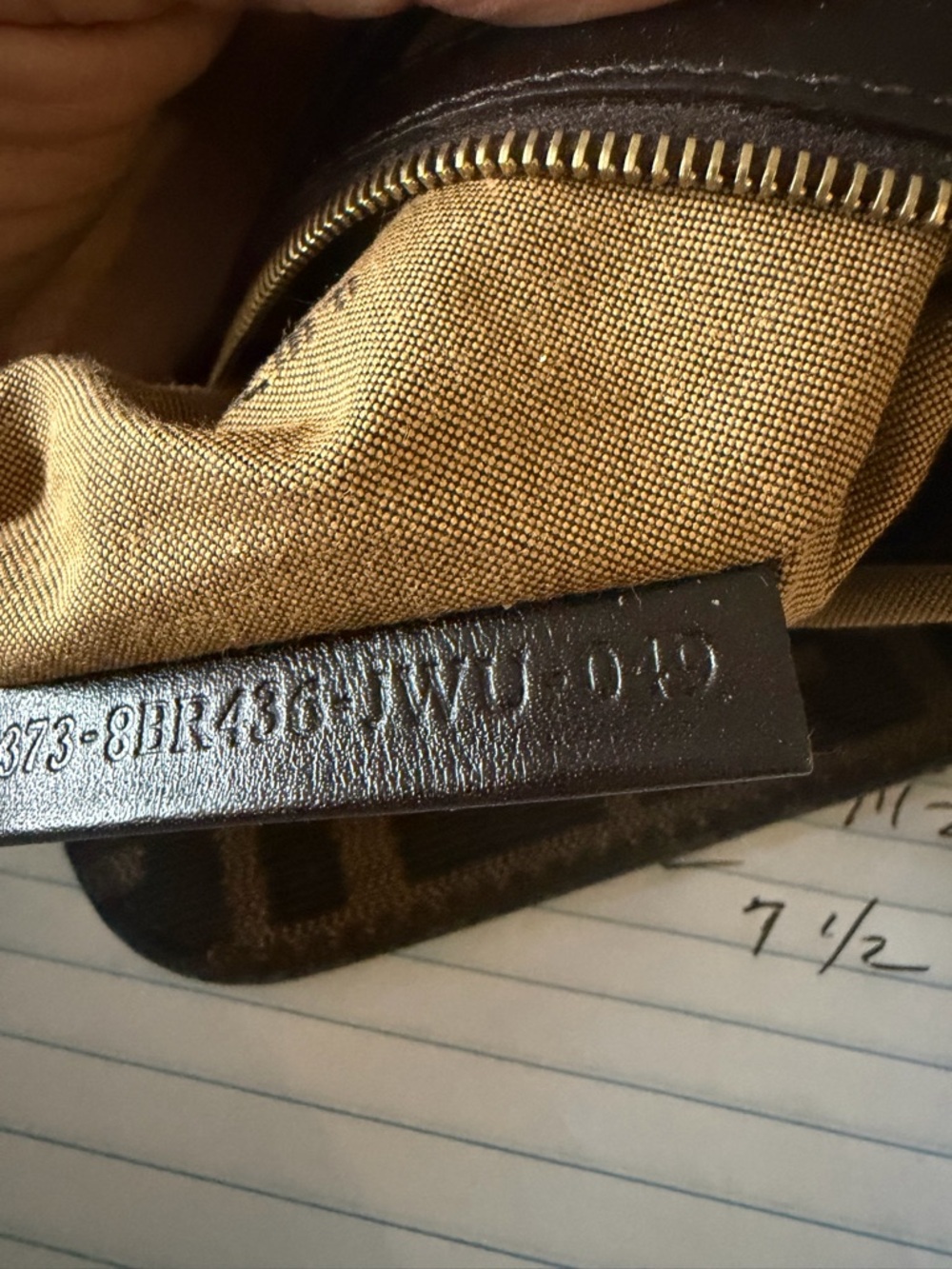 Fendi Black and Brown FF Zucca Shoulder Bag with Logo Charm - Picture 13 of 16
